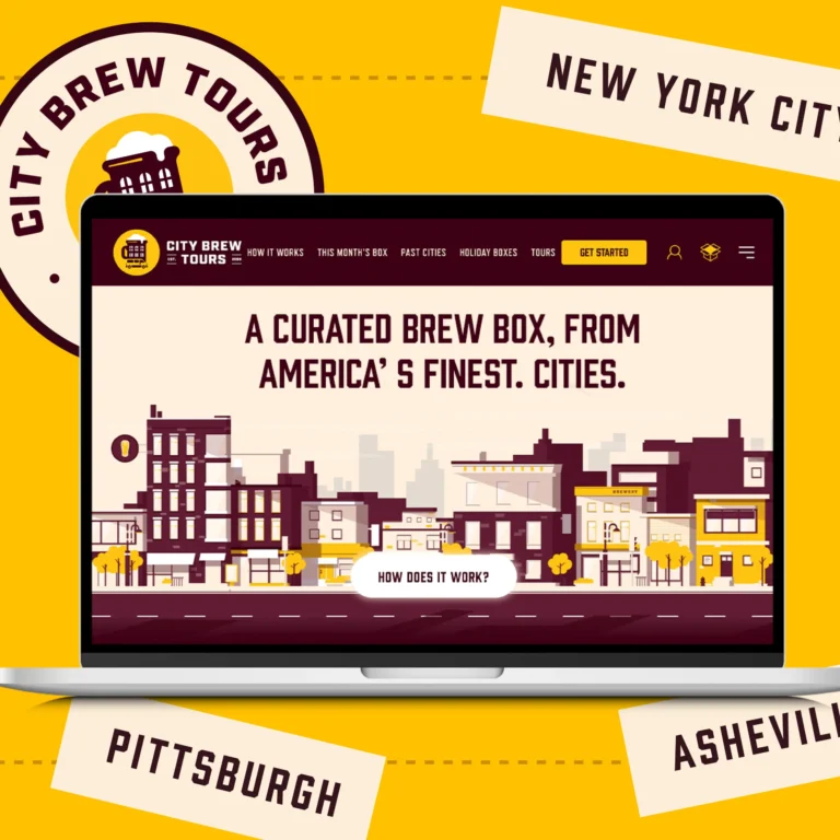 City Brew Tours beer box website