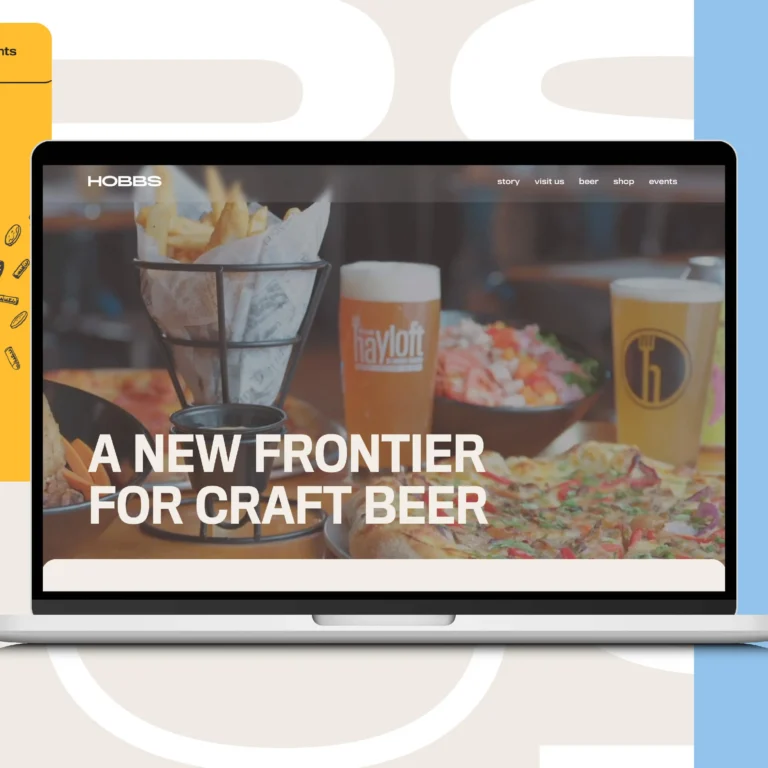 Hobbs Brewing Company website redesign